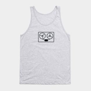 Reel to Reel Tape for Electronic Musician Tank Top